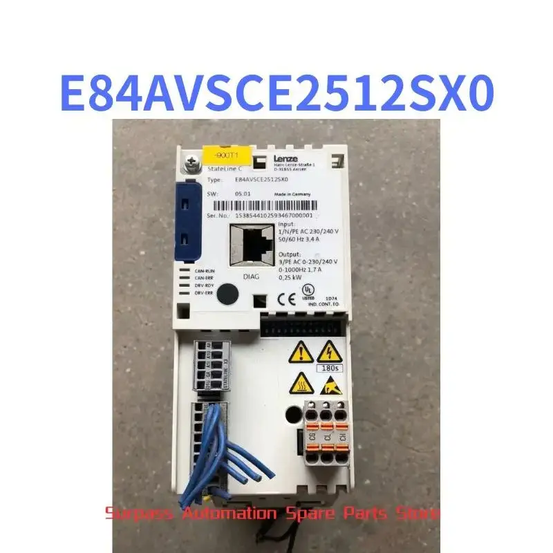 

E84AVSCE2512SX0 Used inverter 0.25kW test function OK