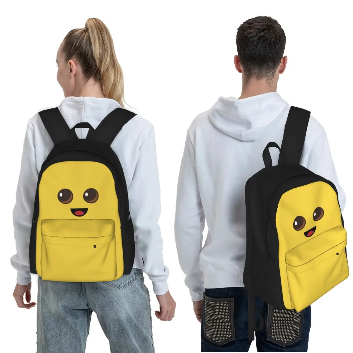 Peely Victory Royale Banana Student Backpack School Bag Hiking Travel Daypack for Men Women Fashion Bookbag Shoulder Bags