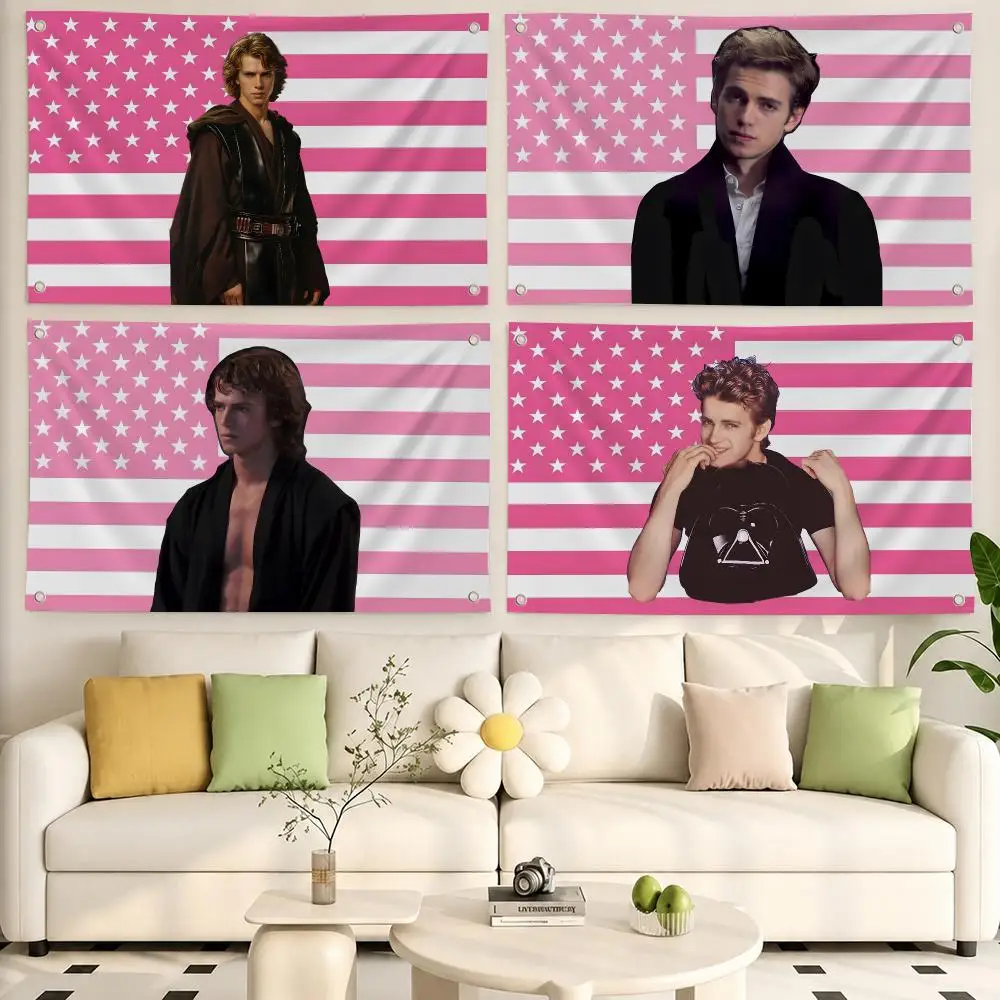 Actor Hayden Christensen Flags Flags, Room, Dormitory, Camping, Party, Home Decor Gifts