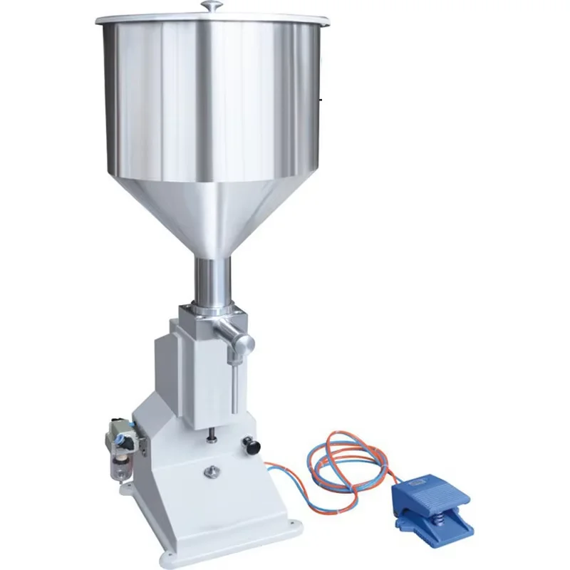 Foot Controlled Filling Machine Suitable For Sesame Sauce And Edible Oil Sauce Filling Machine