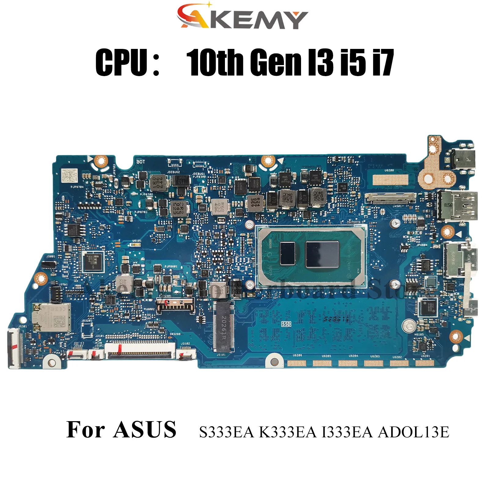 

X321EA Материнская плата для ноутбука ASUS VivoBook X321E I333EA K333EA X321EA S333EA ADOL13E Материнская плата для ноутбука 10-го поколения I3 i5 i7