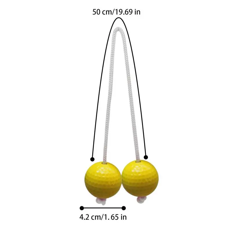 Ladder Toss Ball Set van 6 Ladder Golf Oefenbal Ouder-kind interactie Draagbaar oefenhulpmiddel voor buitenactiviteiten Bedrijf