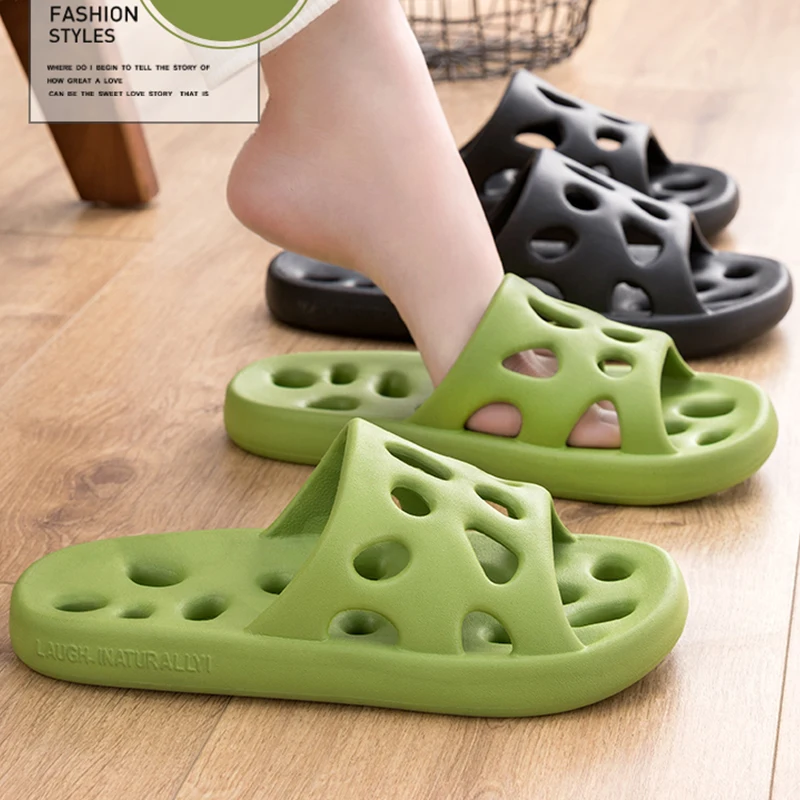 Bathroom slippers for women's summer new special bathroom water leakage and anti slip indoor home sandals and slippers