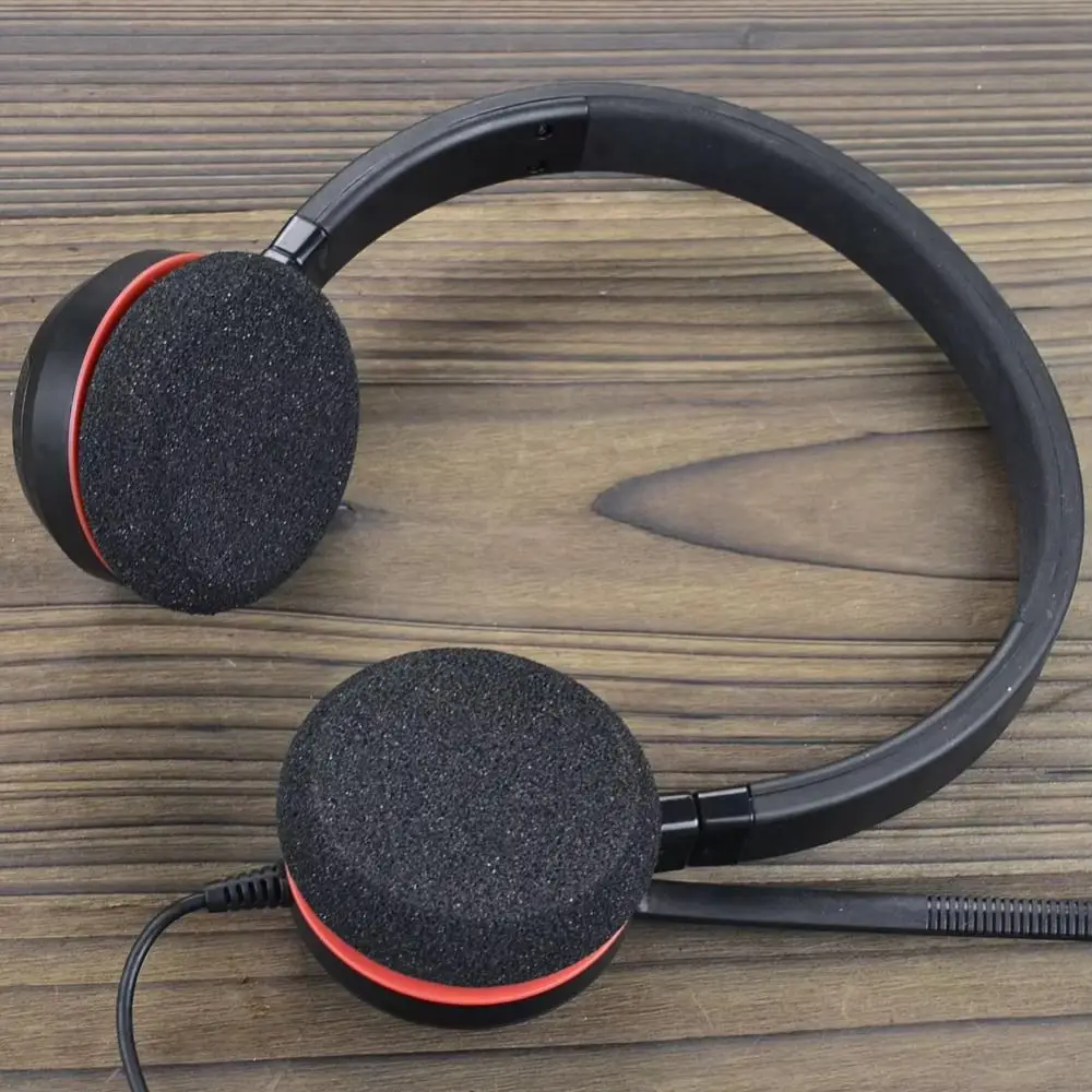 Nouvelles protections d'écouteurs en éponge, remplacement de coussinets doux pour casques Jabra Evolve 20, 20se, 30, 30II, 40, 65, 65