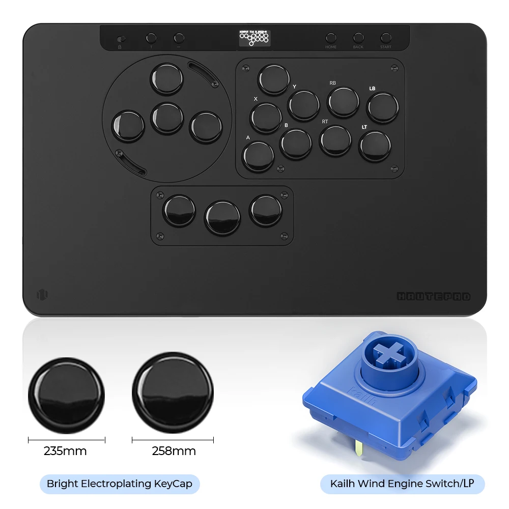 PC、PS4、PS5、Hitbox、Ambient、RGB、PL/MXモジュール用のレバーレス