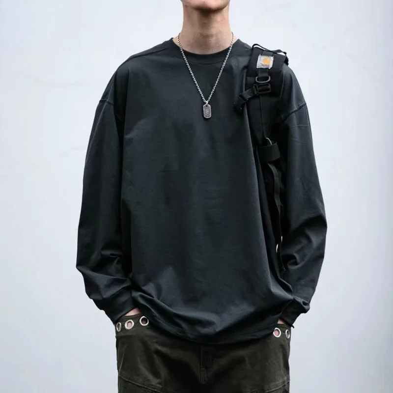 

Unisex Outdoor Lightweight T-Shirt Quick Dry Spring Autumn Oversized Sport Shirt Pullover Trendy Streetwear Couple Long Sleeve