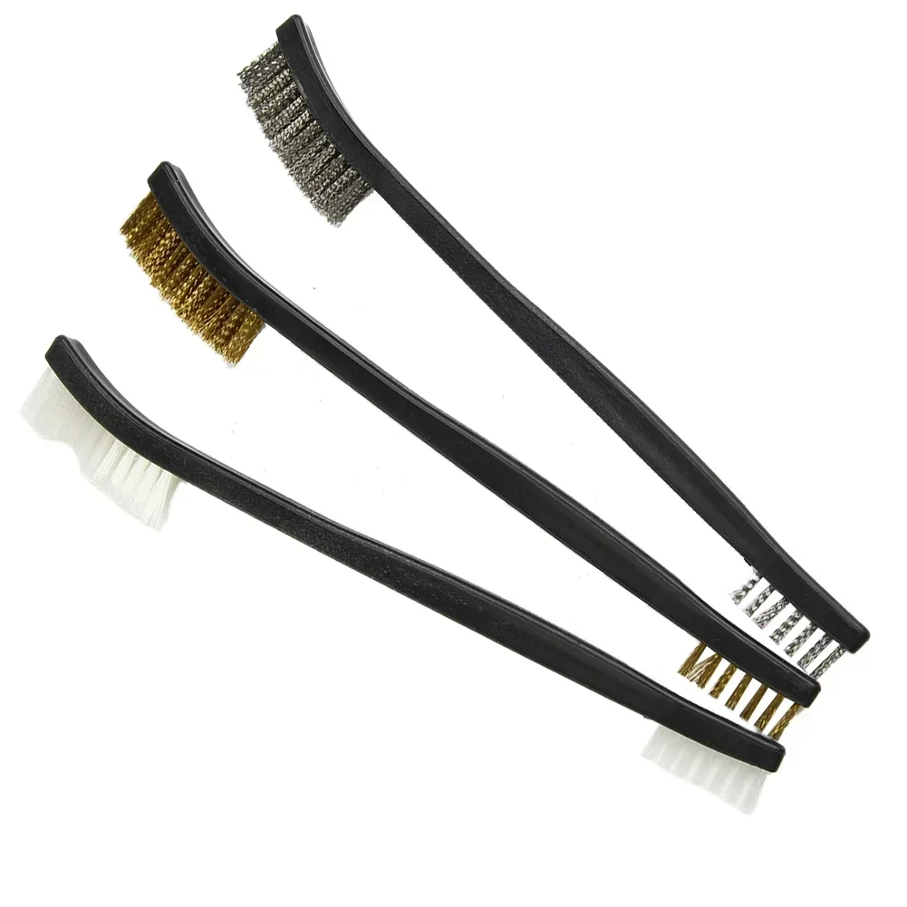 Hand Tools Wire Brushes For Heavy Scrubbing Brass Clean Cutting Tools Nylon Scale Screw Threads Stainless Steel
