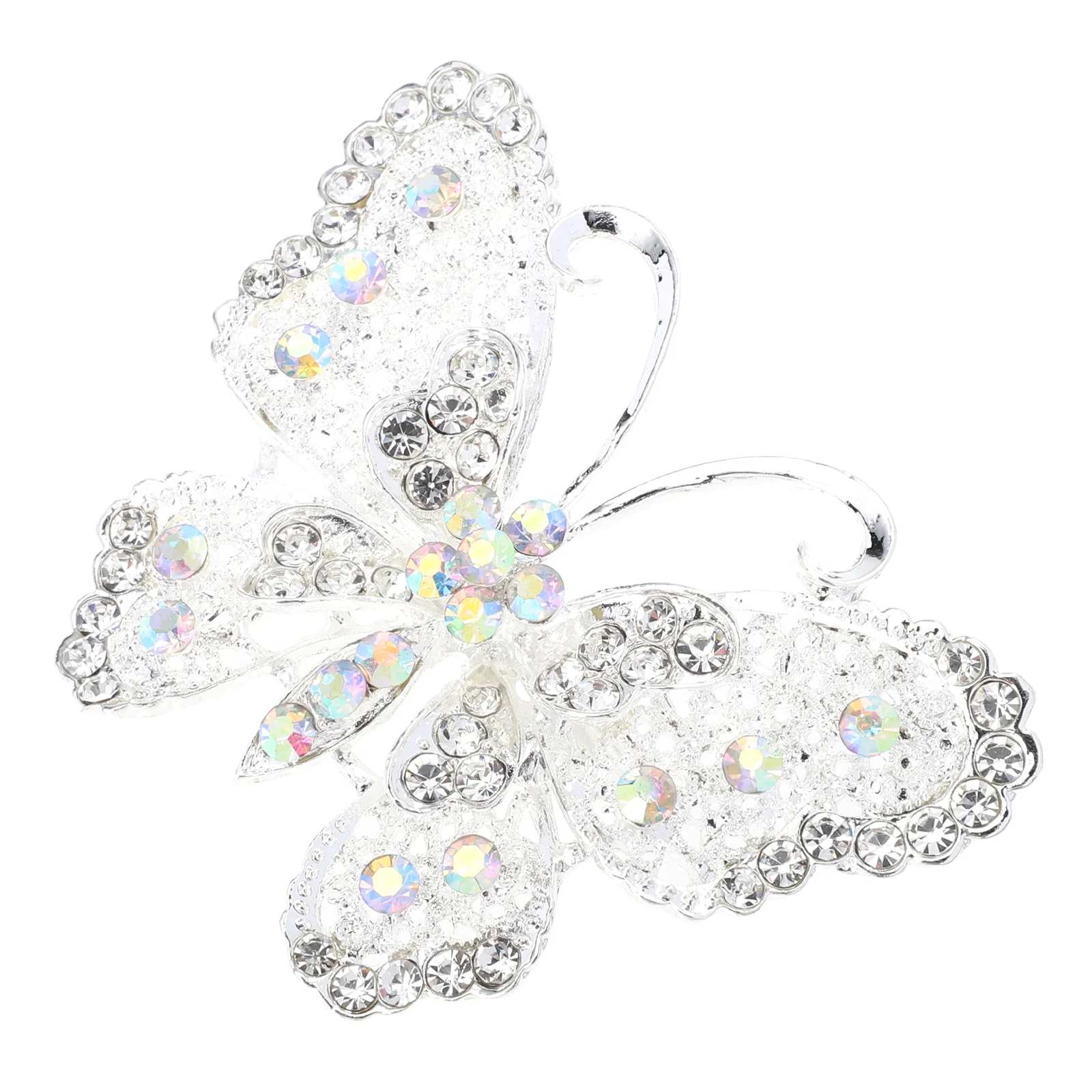 Butterfly Brooch Rhinestone Butterflies Prom Party Scarf Rhinestones Sweater Women Decor Miss Crystal