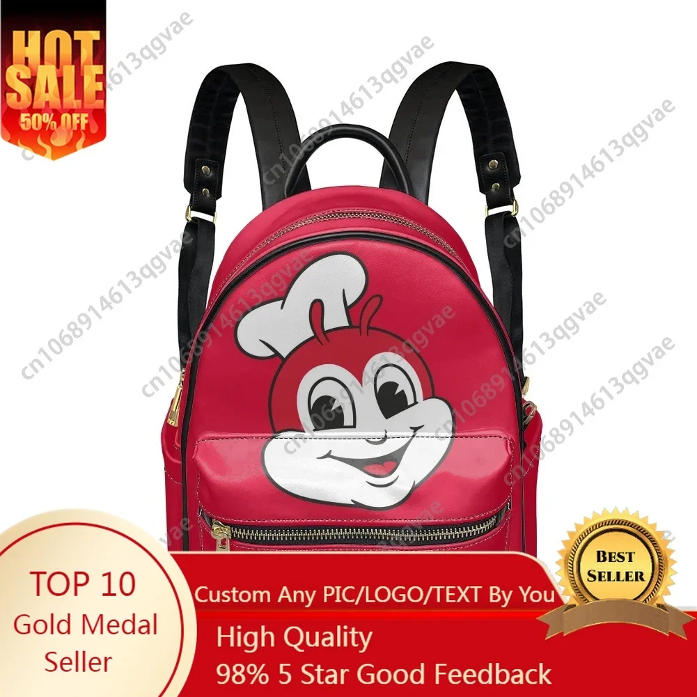 J-Jollibee Philippine Backpack Womens Men Personalized Double Shoulder Bag Business Travel Bookbag Rucksack Gift Daypack