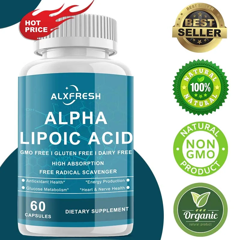 

Alpha-lipoic Acid Blood Sugar Control and Metabolism Anti-Aging Cell Protection Skin Health Weight Management Reduces wrinkles