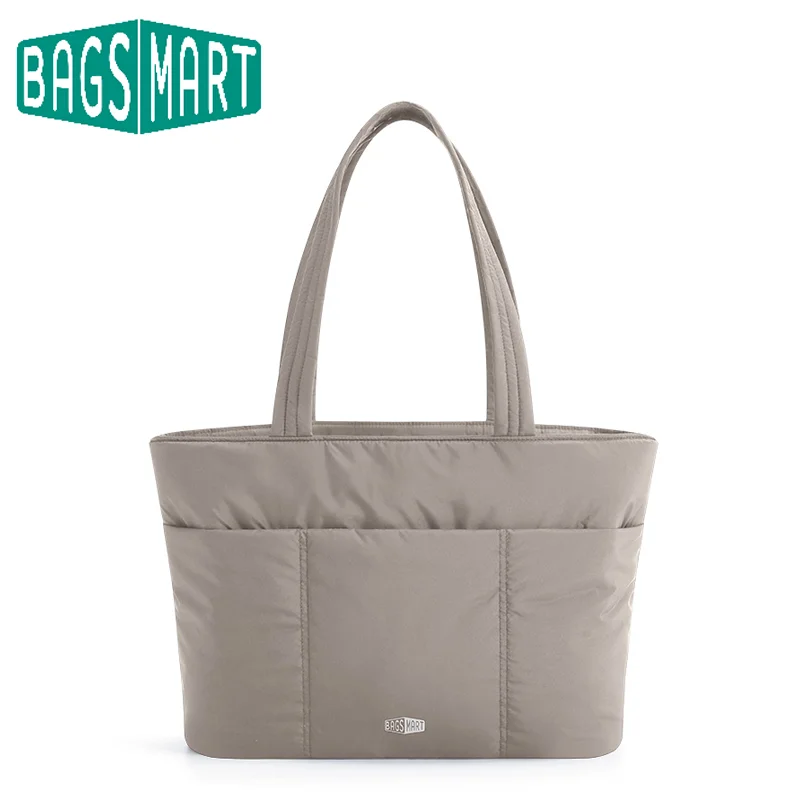 

BAGSMART Women's Tote Bag Fashion Versatile Handbag For College Commute Work Large Capacity Student School Shoulder Bag