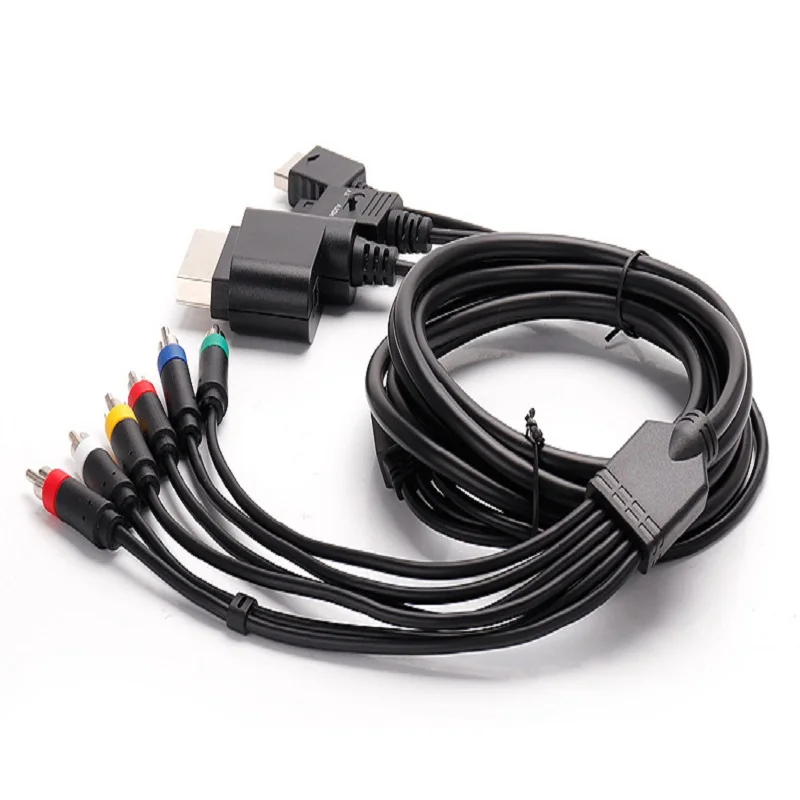 6 Ft. Audio Video Component Cable For PS2 PS3 Xbox 360 Wii/Wiiu