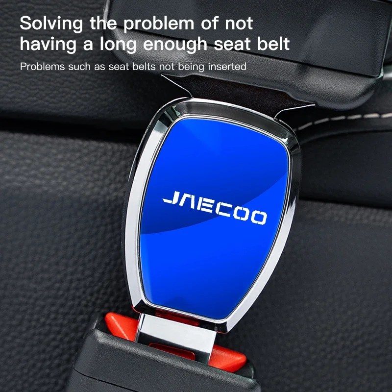 Car Seat Belt Clip Extender Safety Seatbelt Lock Buckle Extension Plug For Chery Jaecoo J7 J8 2023 2024 2025 6 7 PHEV J5 J6 EV