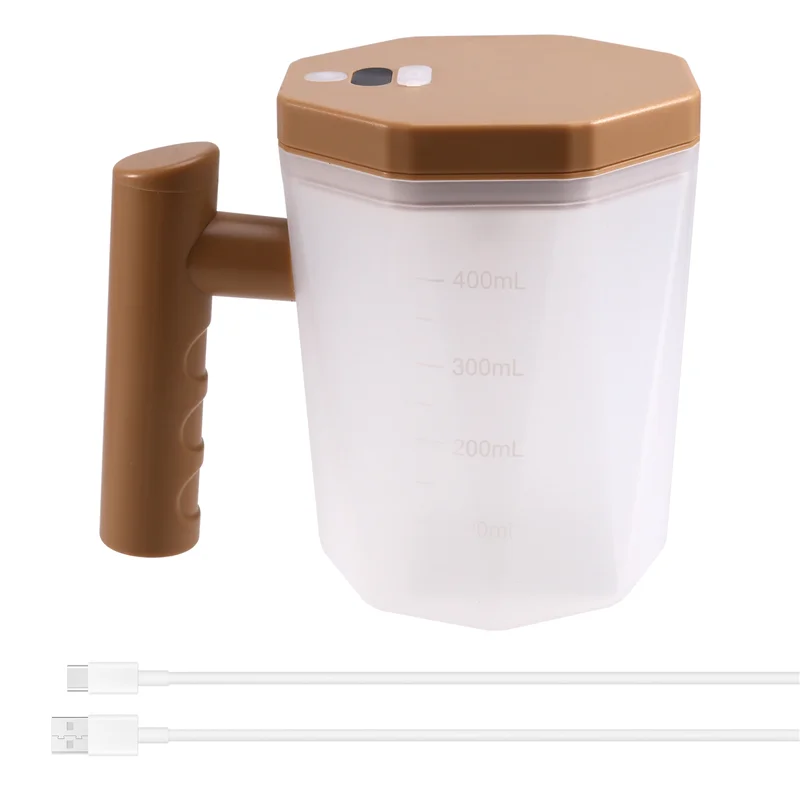 B83B-Digital Rechargeable Self-Stirring Coffee Mug For Automatic Mixing, Ideal For Office & Home