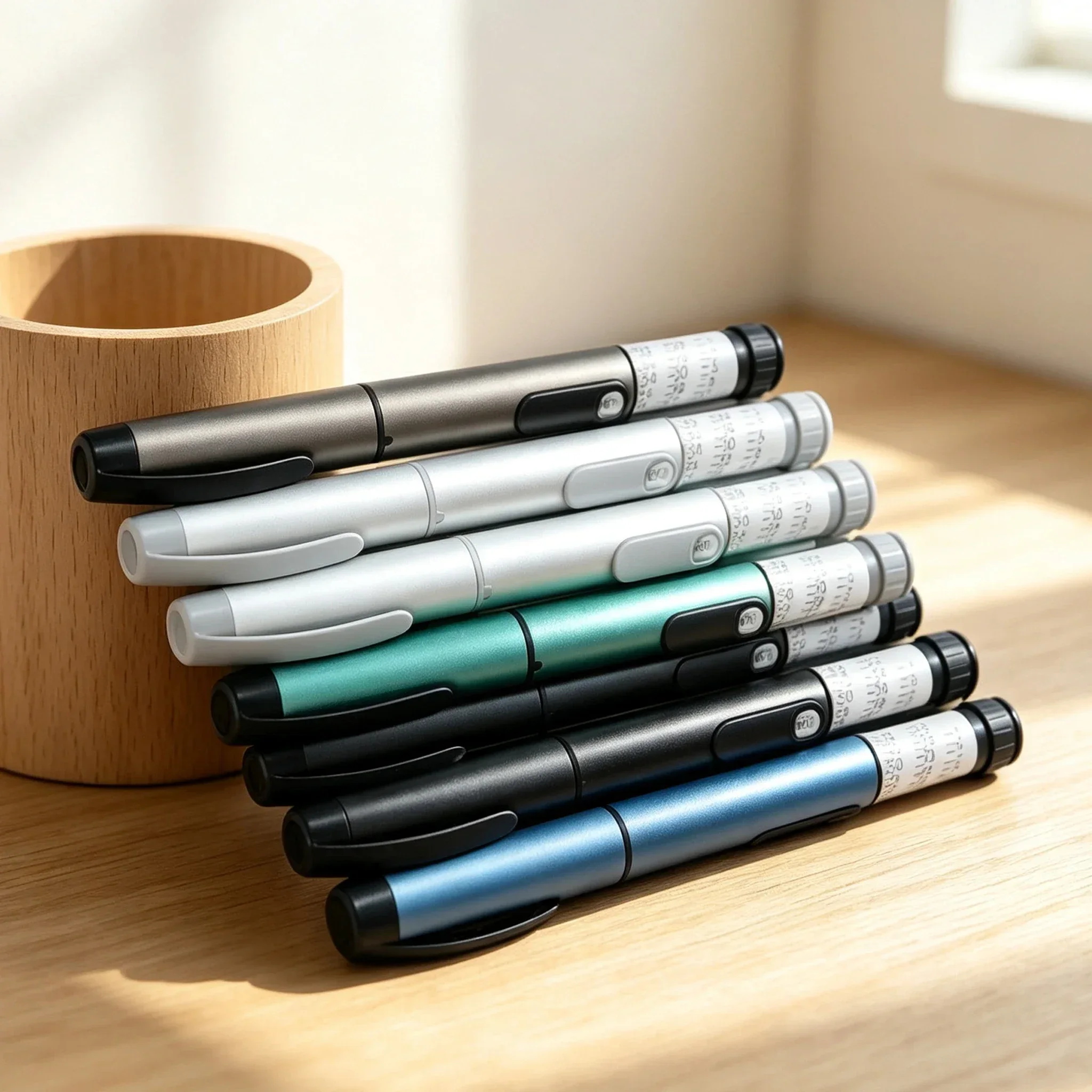 Peptide Pen 80IU Dose Metal Insulin Injection Pen Precise  Adjustment Clear Scale Diabetic Insulin Injector
