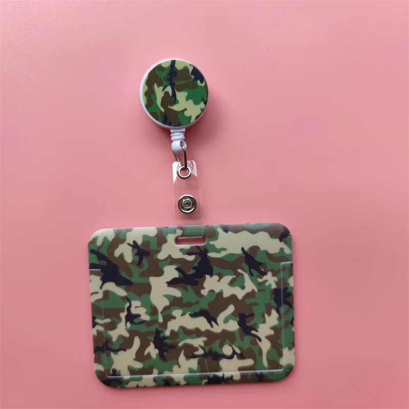 Mode männer Camouflage Karte Fall Lanyard ID Abzeichen Halter Bus Karte Abdeckung Tür Karte Kreditkarte Halter Neck Strap – Detail 15