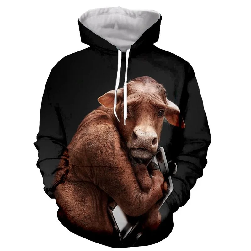 3D Print Animal Pig Graphic Hoodies For Men Women Cute Animal Long-sleeved Pullovers Sweatshirt Personality Mens Hoodie Clothes