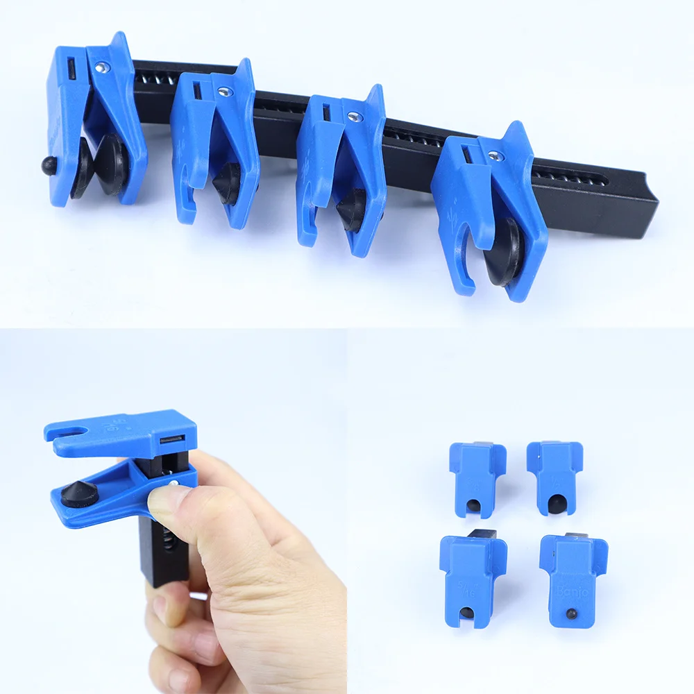 1set Practical Convenient Car Brake Oil Nozzle Clamp Car Brake Oil Pipe Plug Auto Brake Caliper Piston Seal Stopper Tool