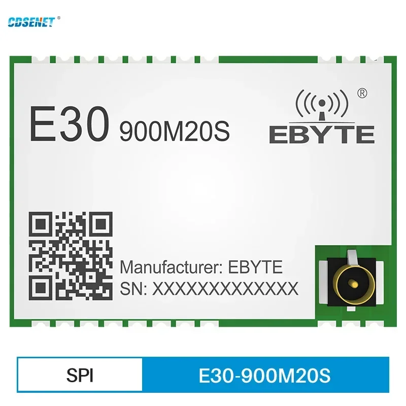 

2pcs SI4633 868MHz 915MHz RF Wireless Module SPI Long Distance 2.5Km 20dBm IPEX for Smart Home WEAR VR RFID CDSENET E30-900M20S