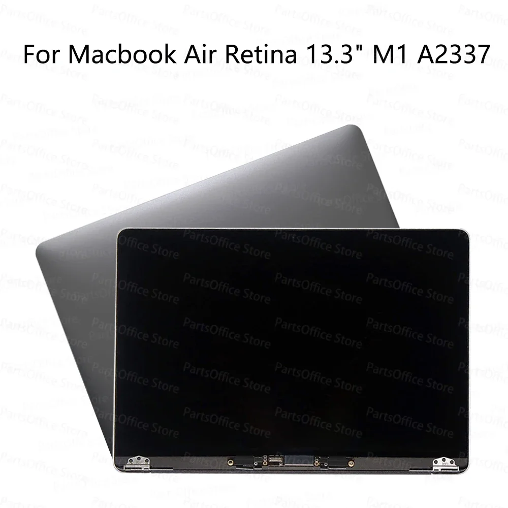 

LCD Screen Display-Up Full Assembly Gray For MacBook Air 13" M1 A2337 2020 EMC 3598