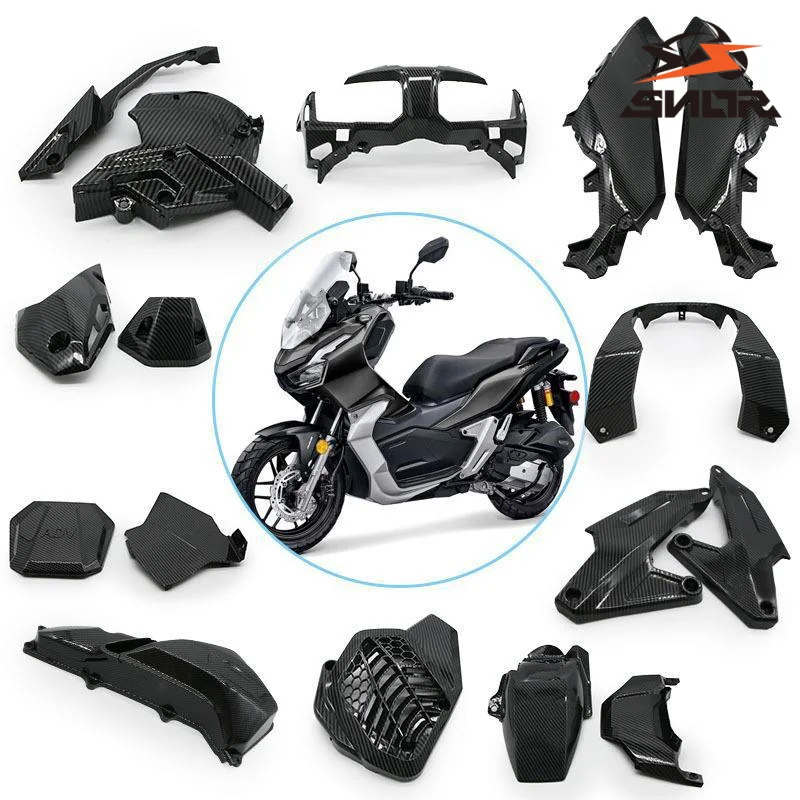 SNOR Carbon Fiber Pattern Fairing Shell Body Cover Kit For Honda ADV150 2019‑2021 Scooter Modified Decorative Body Accessories
