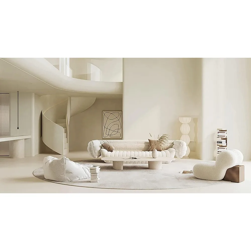 ورق جدران حديث قابل للتقشير واللصق باللون الكريمي - ذاتي اللصق وقابل للإزالة وصديق للمؤسار لديكور الحائط الحديث