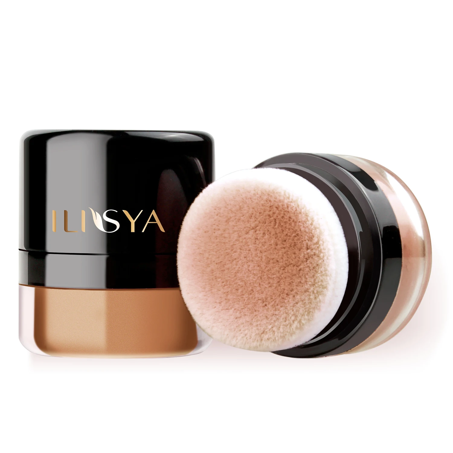 ILISYA-Polvo de rubor de bronce mate, ligero, suave, de larga duración, para todo el día, mejora el Color del maquillaje