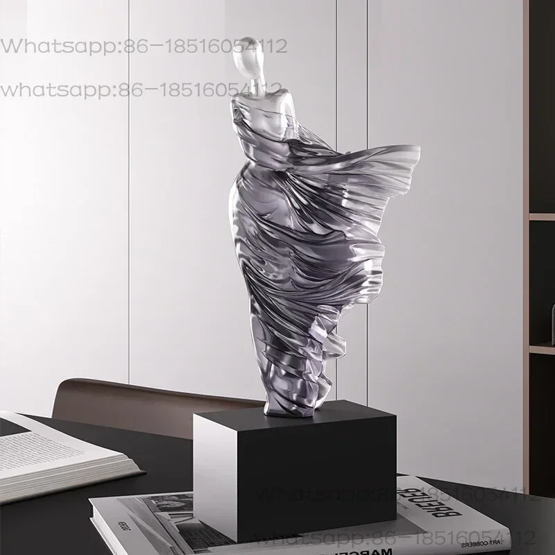 

Figure Sculpture Portrait Sculpture Resin Sculptur Art Senior Statue Living Room Home Decor Office Desk Minimalist Art Ornaments