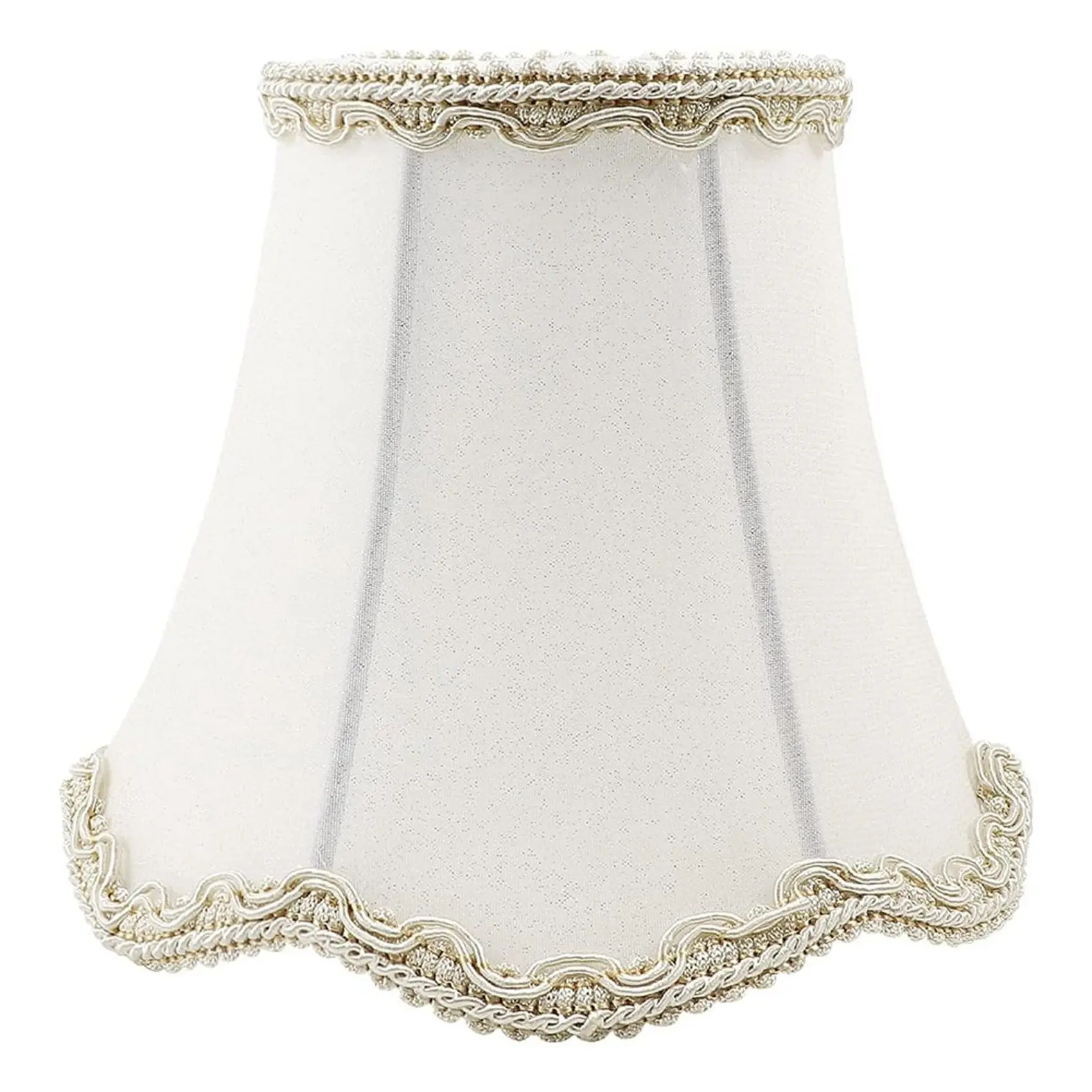 ABXF-2X Fabric Lampshade European Style Wall Lamp Shade, Vintage Chandelier Cloth Cover, Luxurious Home Decor Accessory