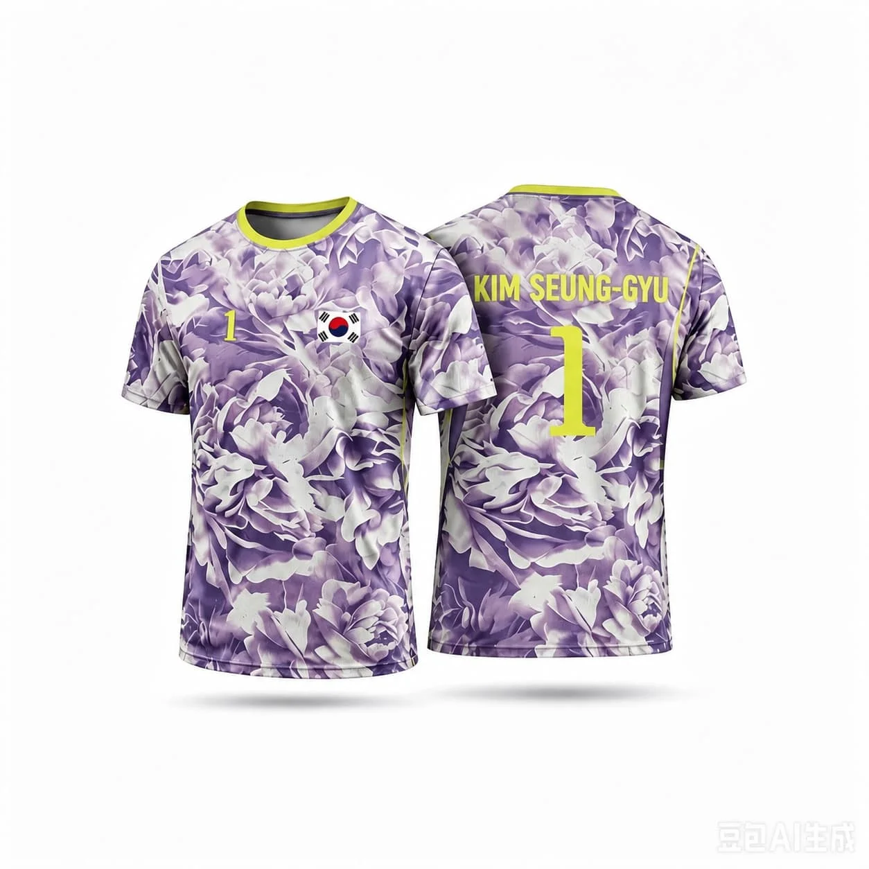 Südkorea Fußballtrikot Lässiges Sommer-Sport-3D-Druck Damen-T-Shirt Unisex-T-Shirt Kurzarm Schnelltrocknend Herren-T-Shirt – Detail 5