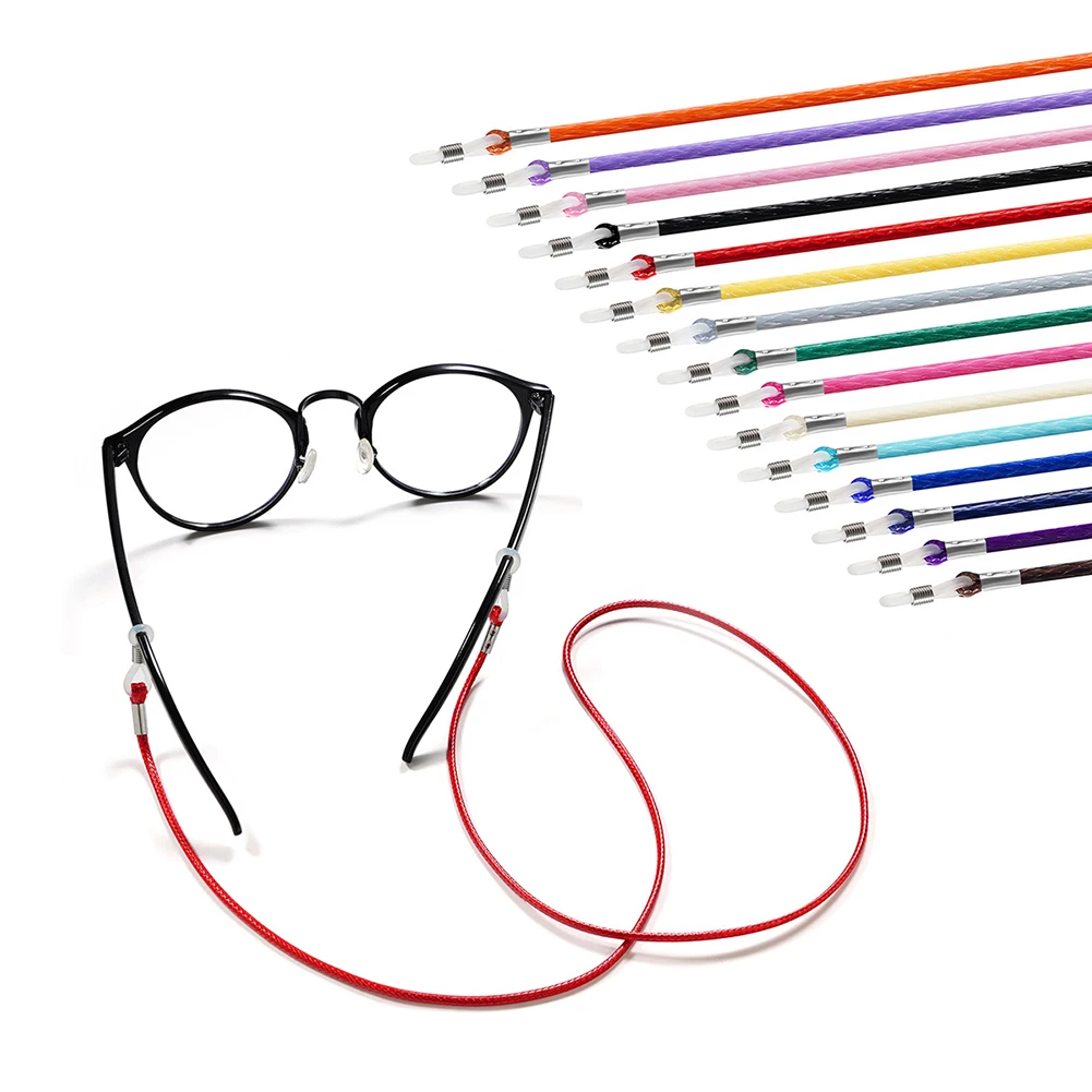 Fashion Glasses Strap Neck Cord Adjustable Sunglasses Eyeglasses Rope Lanyard Holder Anti Slip Eyewears Cord Holder Women Men