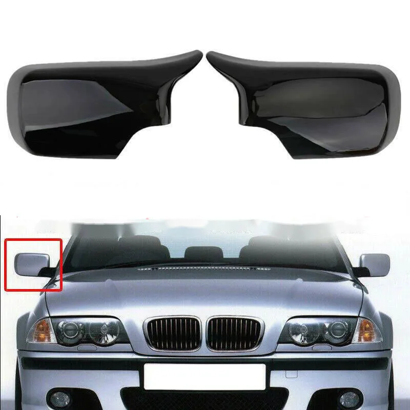 

Car Rearview Mirror Case Cap Shell Housing 51168238376 51168238375 for BMW E46 316i 318i 318d 320d 320i 323i 325i 328i 330d 330i