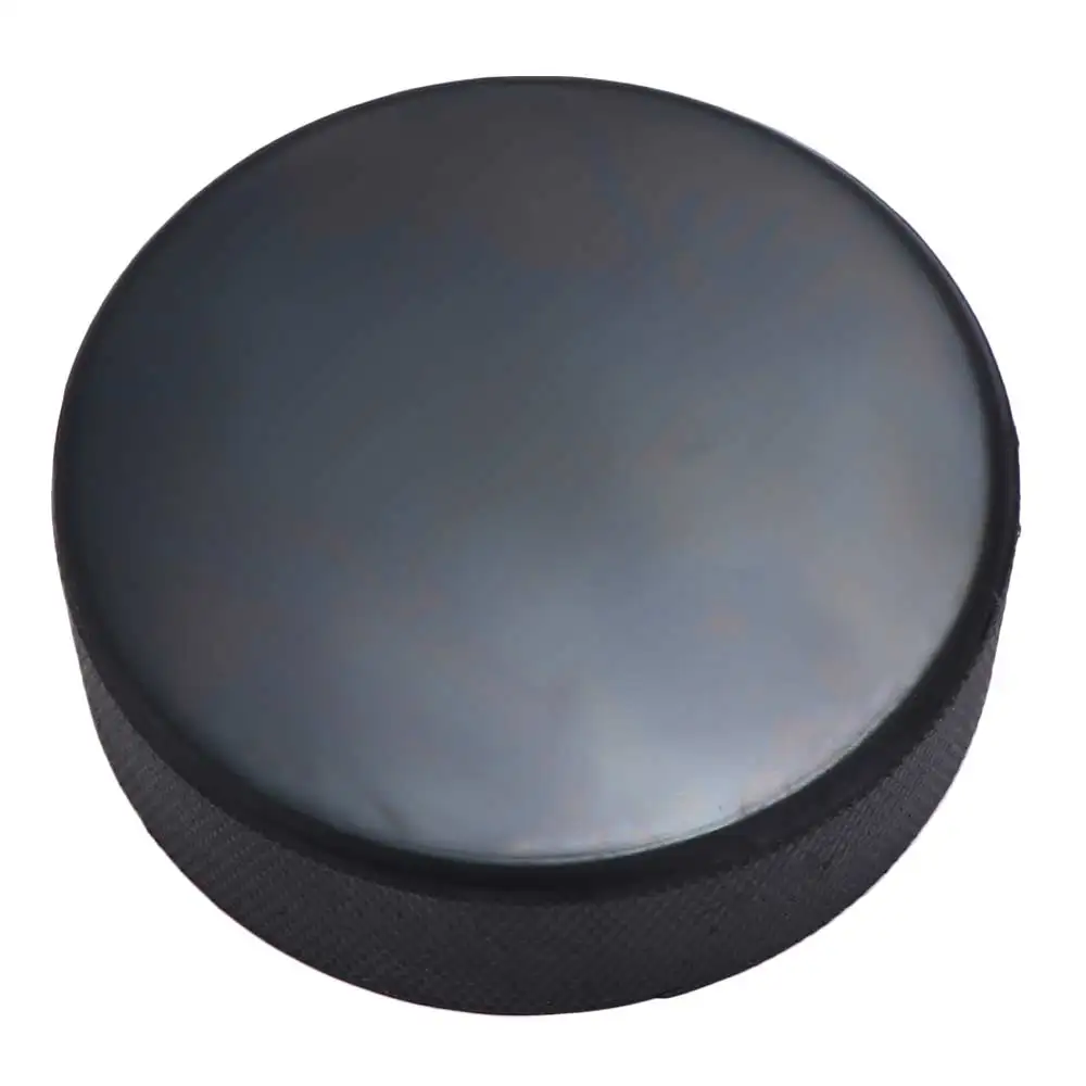 Regulation Size Hockey Balls Textured Sides Smooth Surface Ice Hockey Stick Ball Black Rubber Hockey Ball Training Equipment