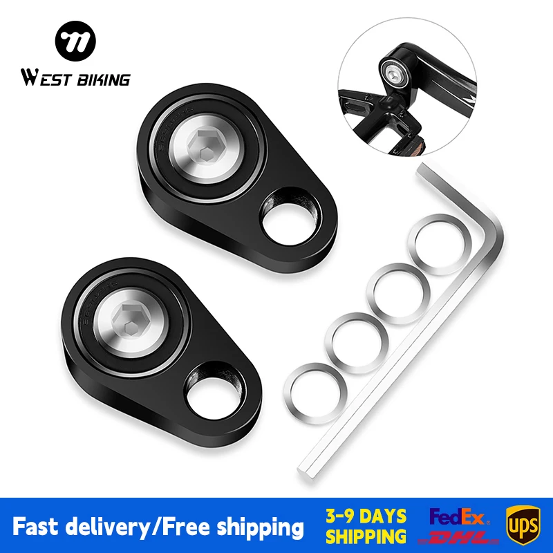 WEST BIKING 1 Pair Bike Pedal Adapter for Mountain Road MTB Folding Bicycle Labor Saving Bike Magic Stepper Cycling Accessories