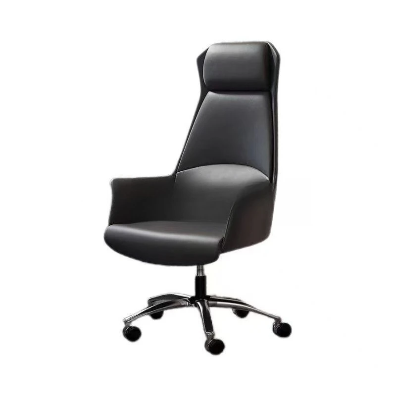 

Premium Leather Chair Home Study Comfortable Sedentary Ergonomic Computer Chair