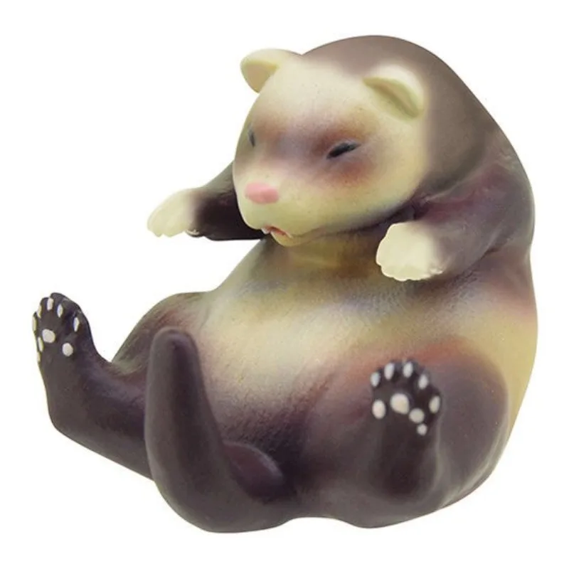 Chubby Animal Hamster Gashapon Miniature Animal Cute Desktop Ornament Children's Day Gifts Action Figure Model Toys