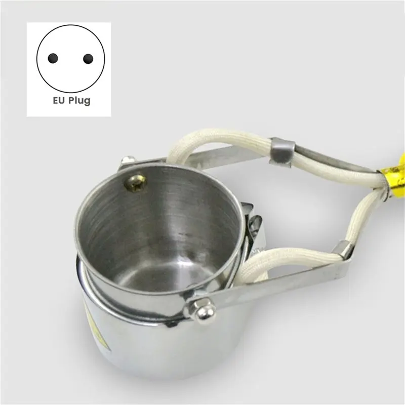 A27F-Portable 220V 300W Solder Pot 100-450° C Soldering Device Tin Melting Furnace Desoldering Bath Plate Adapter EU Plug Centig