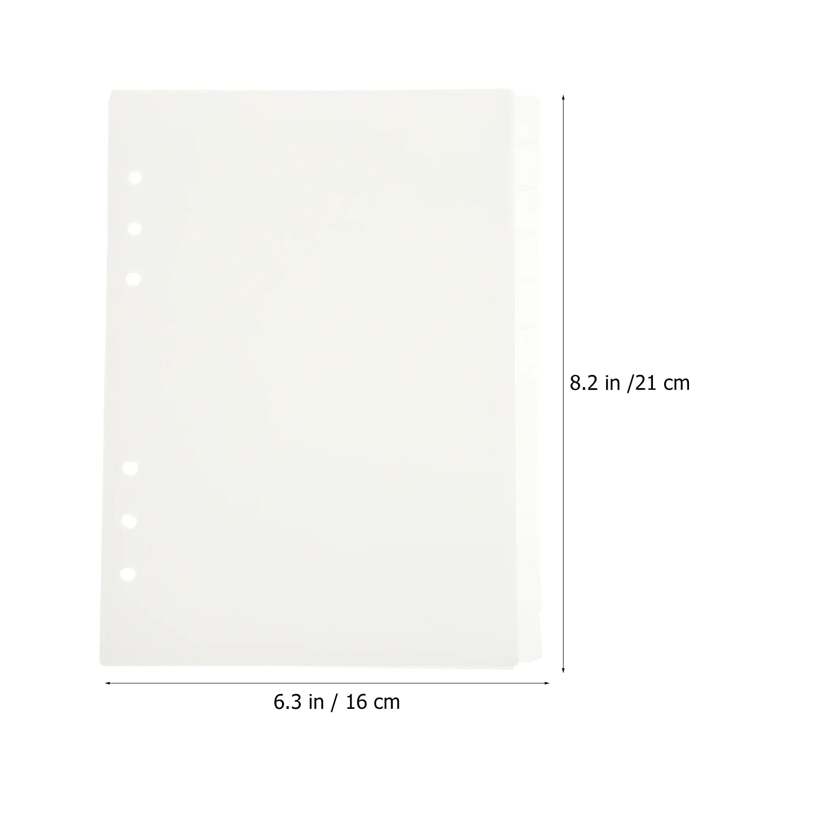 

12pcs Index Dividers Labels Plastic Tab Divider For Notebooks Files Books Planners Reports Manual Presentation Research