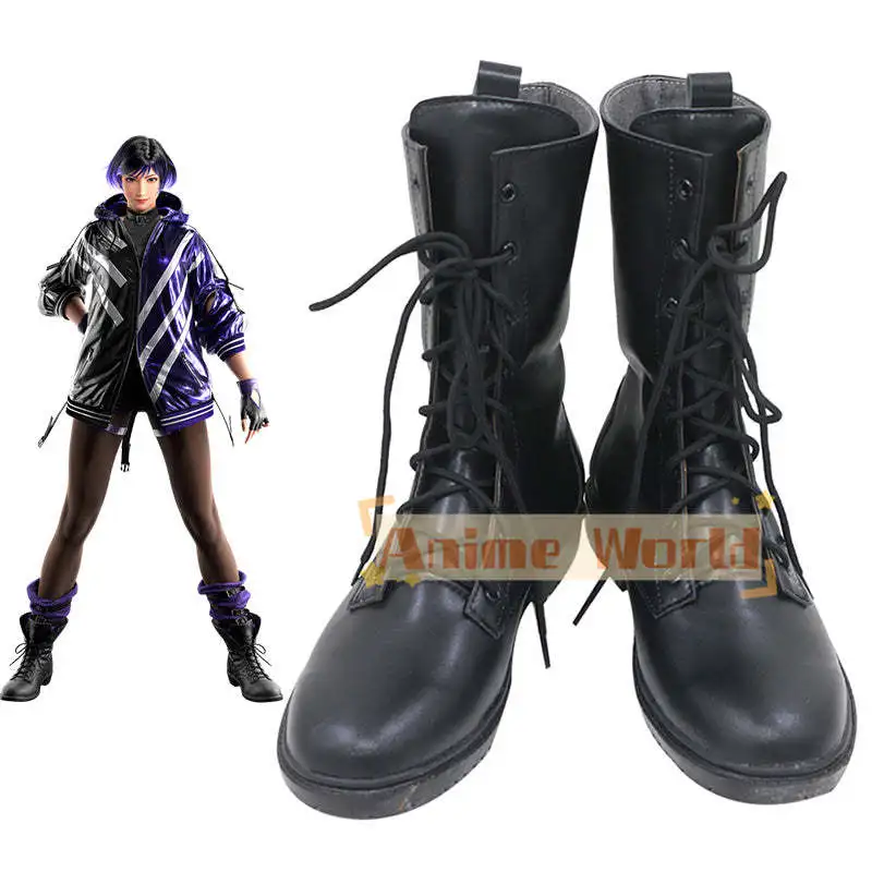 Anime Reina Cosplay Shoes Boots Any Size for Unisex