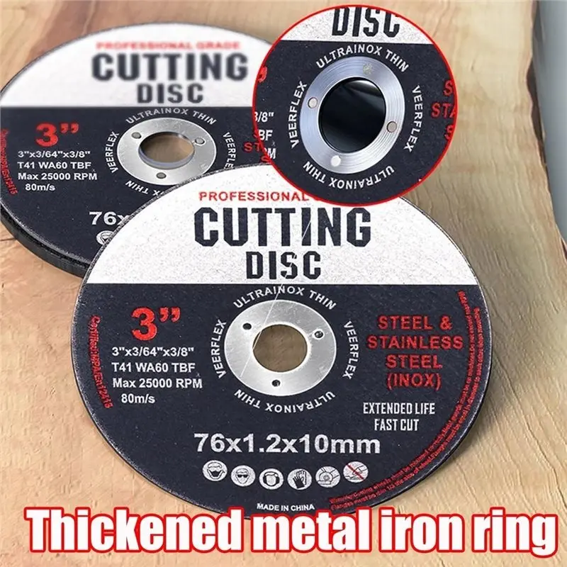 B23B Pack Of 15 Cutting Discs Cutting Disc 76 Mm Wood And Metal 76Mm Fan Disc