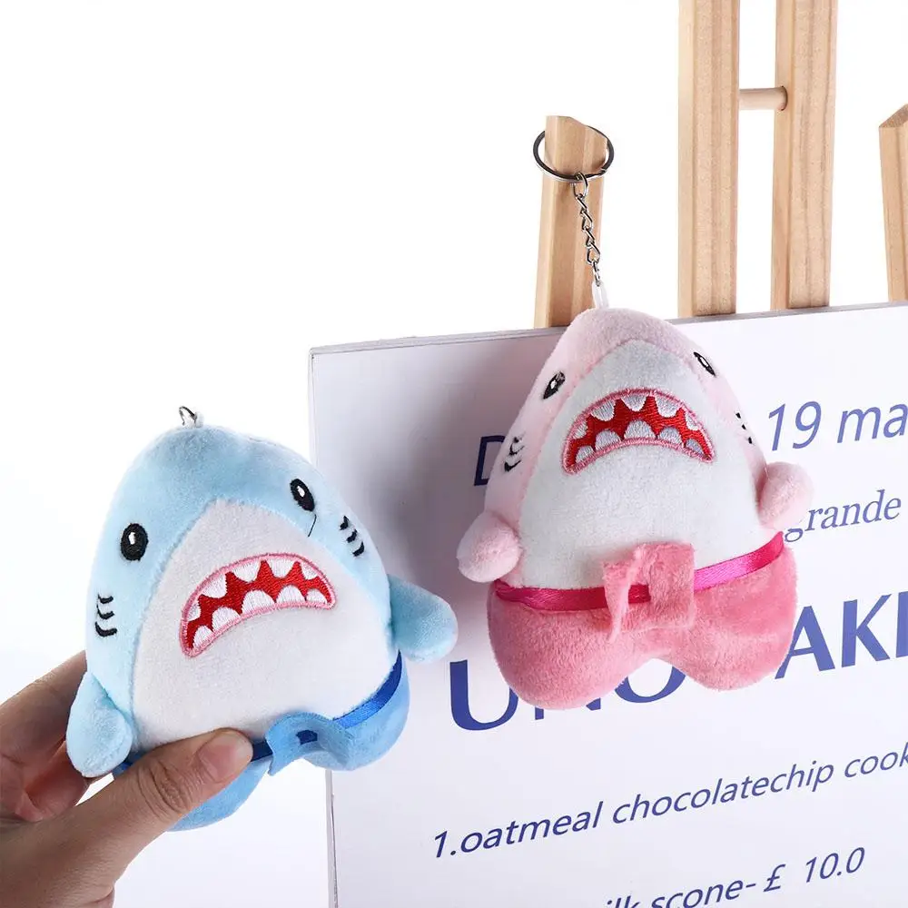 Gifts Simulation Shark Bag Pendant Shark Plush Keyring Shark Plush Toy Blue Shark Plush Keychains Blue Shark Plush Pendant