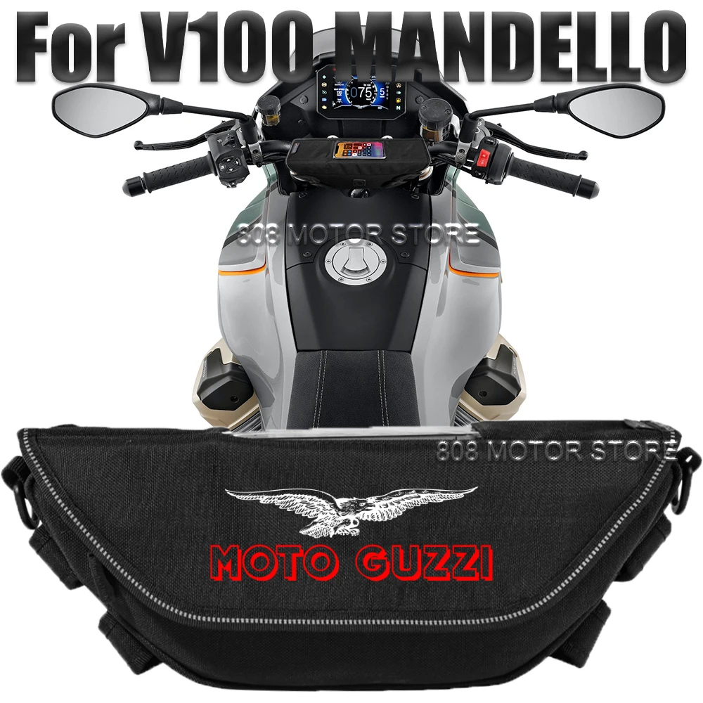 

For Moto Guzzi v100 mandello Motorcycle accessories tools bag Waterproof And Dustproof Convenient travel handlebar bag