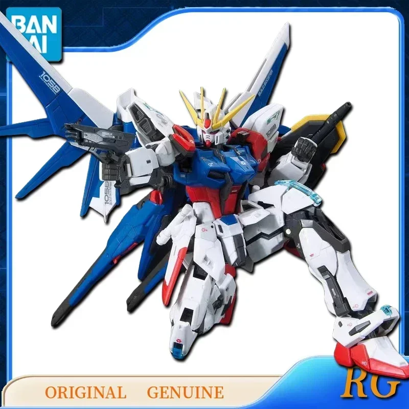 بانداي الأصلي حقيقية RG 1/144 بناء سترايك جاندام حزمة كاملة أنيمي عمل أرقام لعبة أطفال هدية تحصيل نموذج الحلي #4