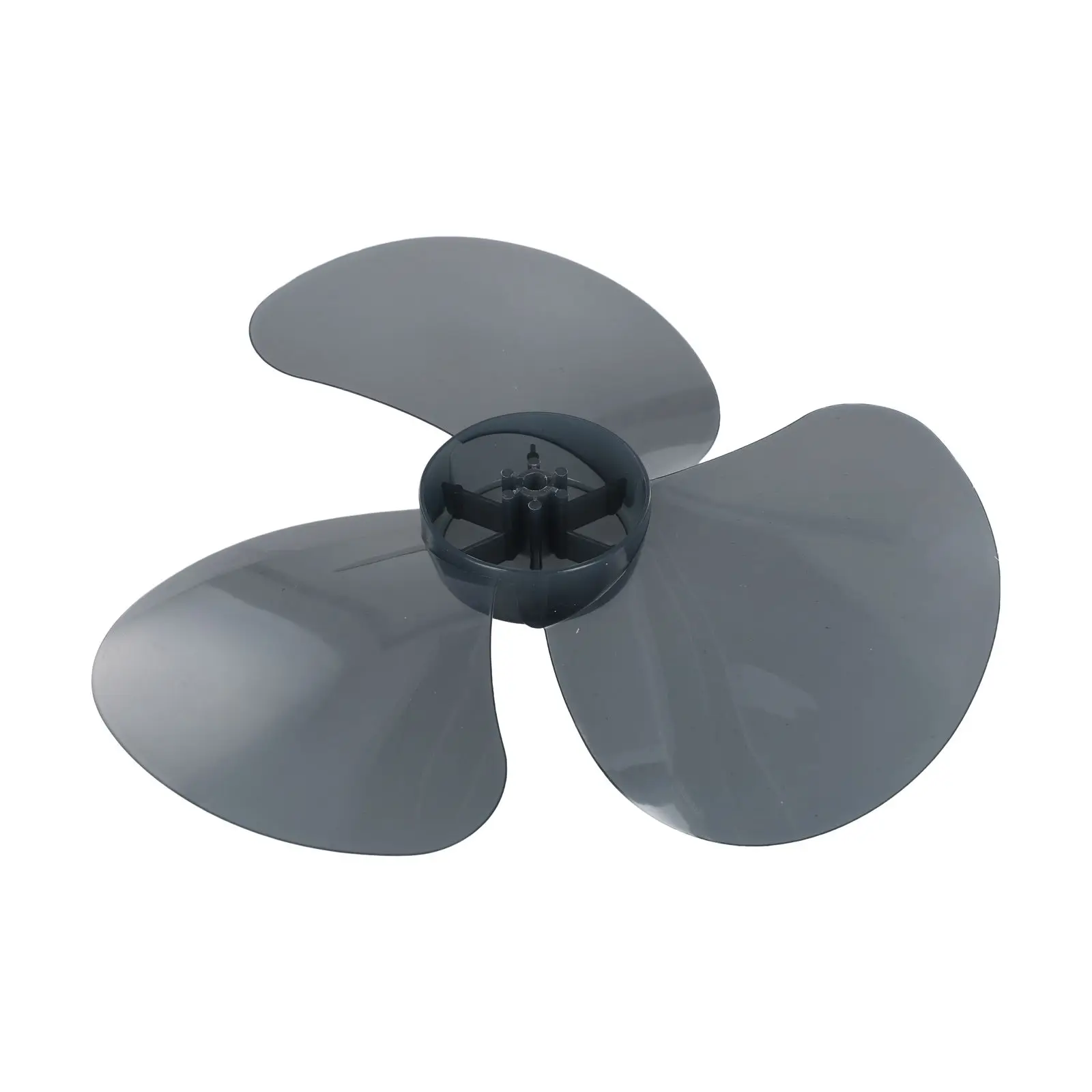 12 Plastic Fan Blade 3 Leaves Transparent White Home Improvement Radius 14cm Standing Pedestal Floor Wall Table Fanner