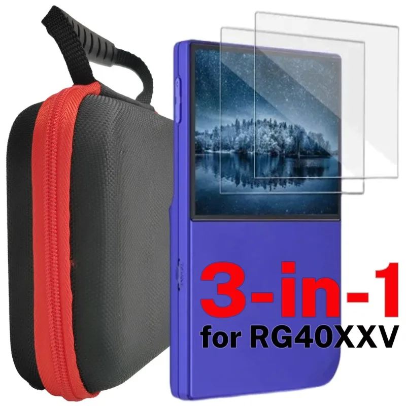 Tempered Glass Film for RG40XXV Handheld Storage Bag Gaming Console Screen Protector Anti Fall Scratches Screen Protection