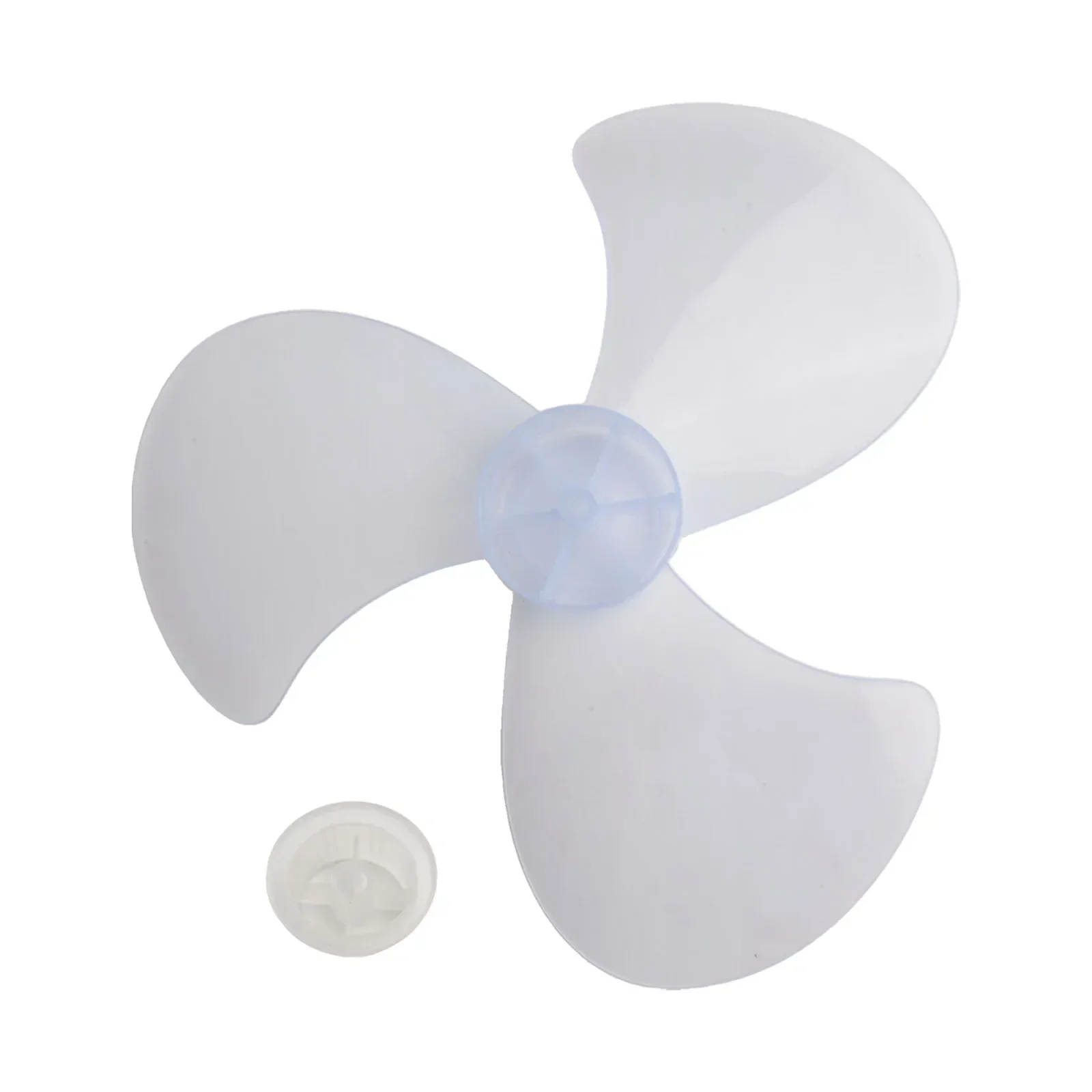 For Desk Fan Pedestal Fan Blade Three Leaves Fan Blade For Home Cooling Transparent Black PP Plastic Material Easy To Install