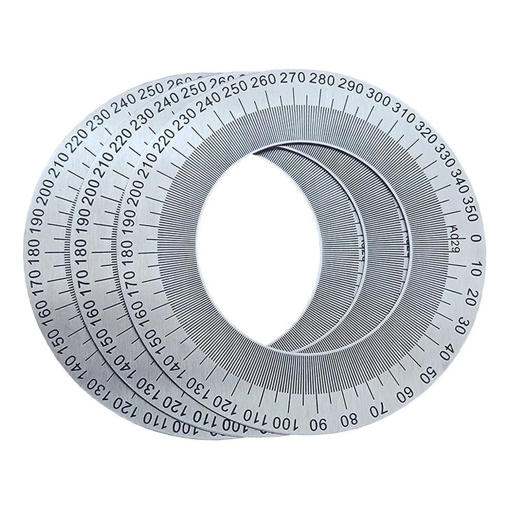 360 Degree Dial Scale Identification Dial Degree Graduated Circle Disk Protractor For Machine Tool Measurement Tools