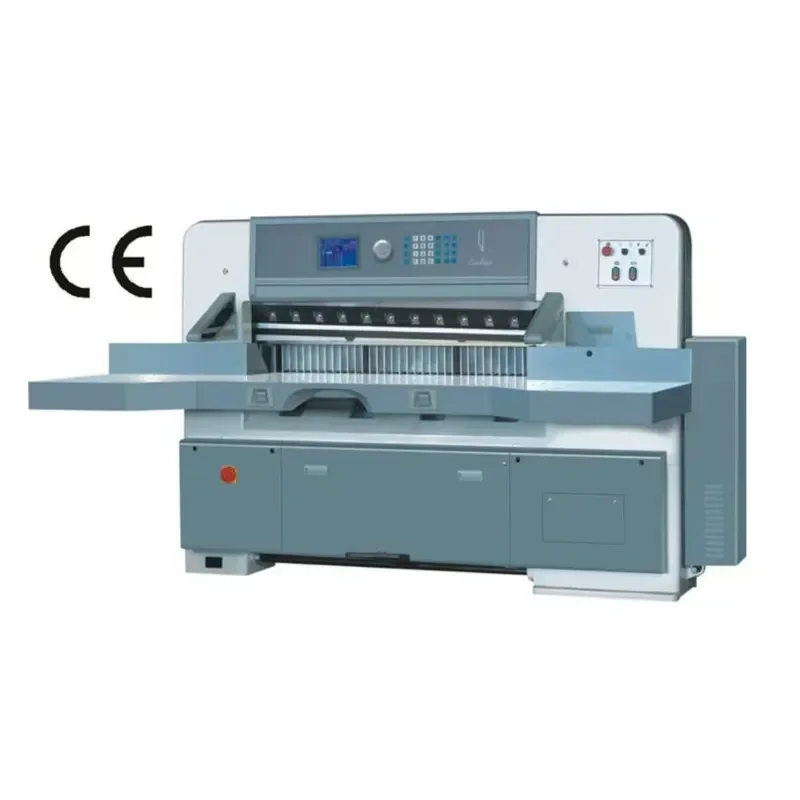 PRINTYOUNG QZK-1300CD-8 Computerized Hydraulic Worm Wheel Engine-Powered 220V 45 Cycles/Min Automatic Paper Cutter Machine