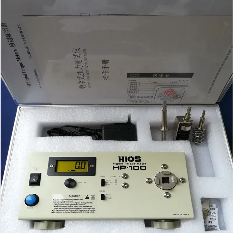 جهاز اختبار عزم الدوران الكهربائي المعتمد HIOS HP-100/HP-10/HP-20 /HP-50