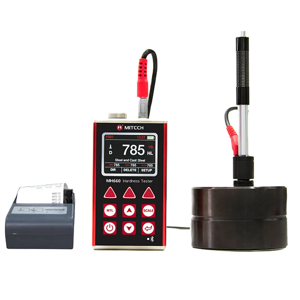 MH660 Digital Leeb Hardness Tester withe Printer Hardness meter Measuring range 170～960